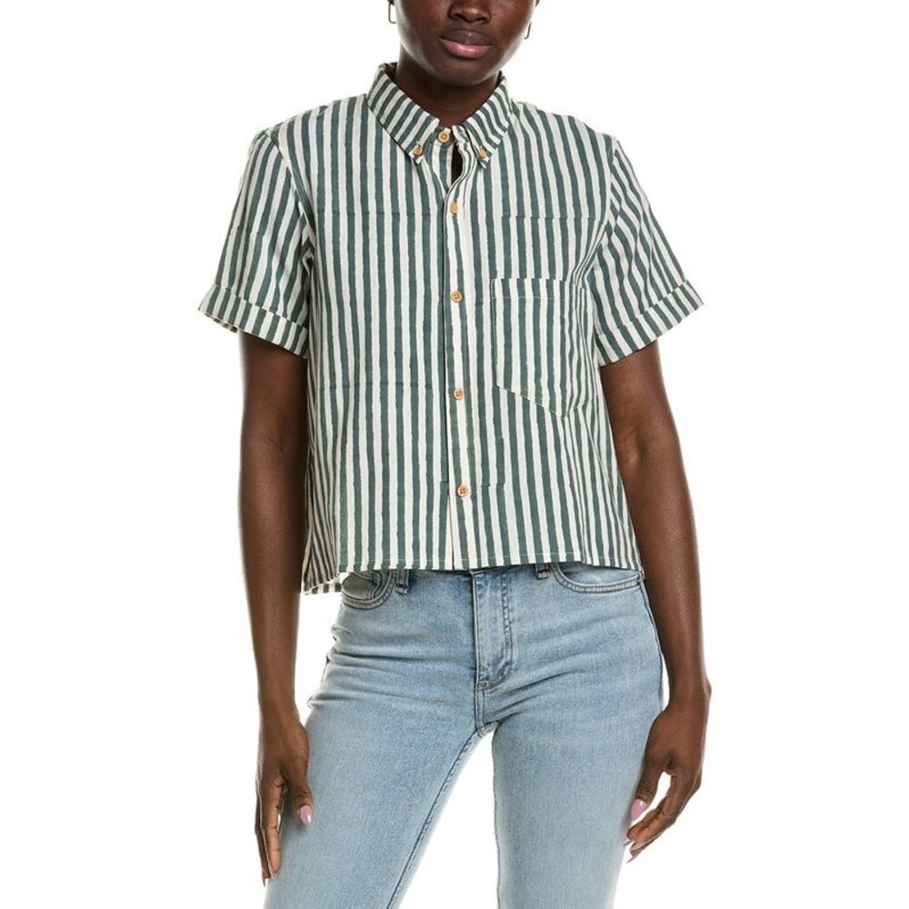 Emerson Fry Womens Boxy Shirt, White